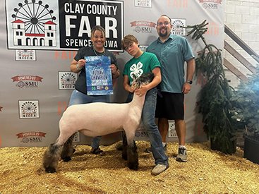 Reserve Champion Speckle Market Lamb
County Show