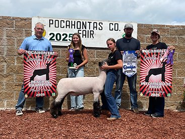 Reserve Champion Market Lamb
2025 Pocahontas County Fair