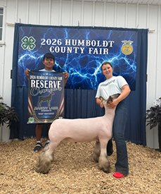 Reserve Champion Market Lamb
2026 Humboldt County Fair