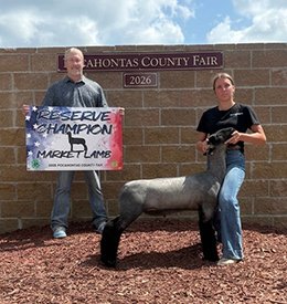 Reserve Champion Market Lamb
2026 Pocahontas County Fair